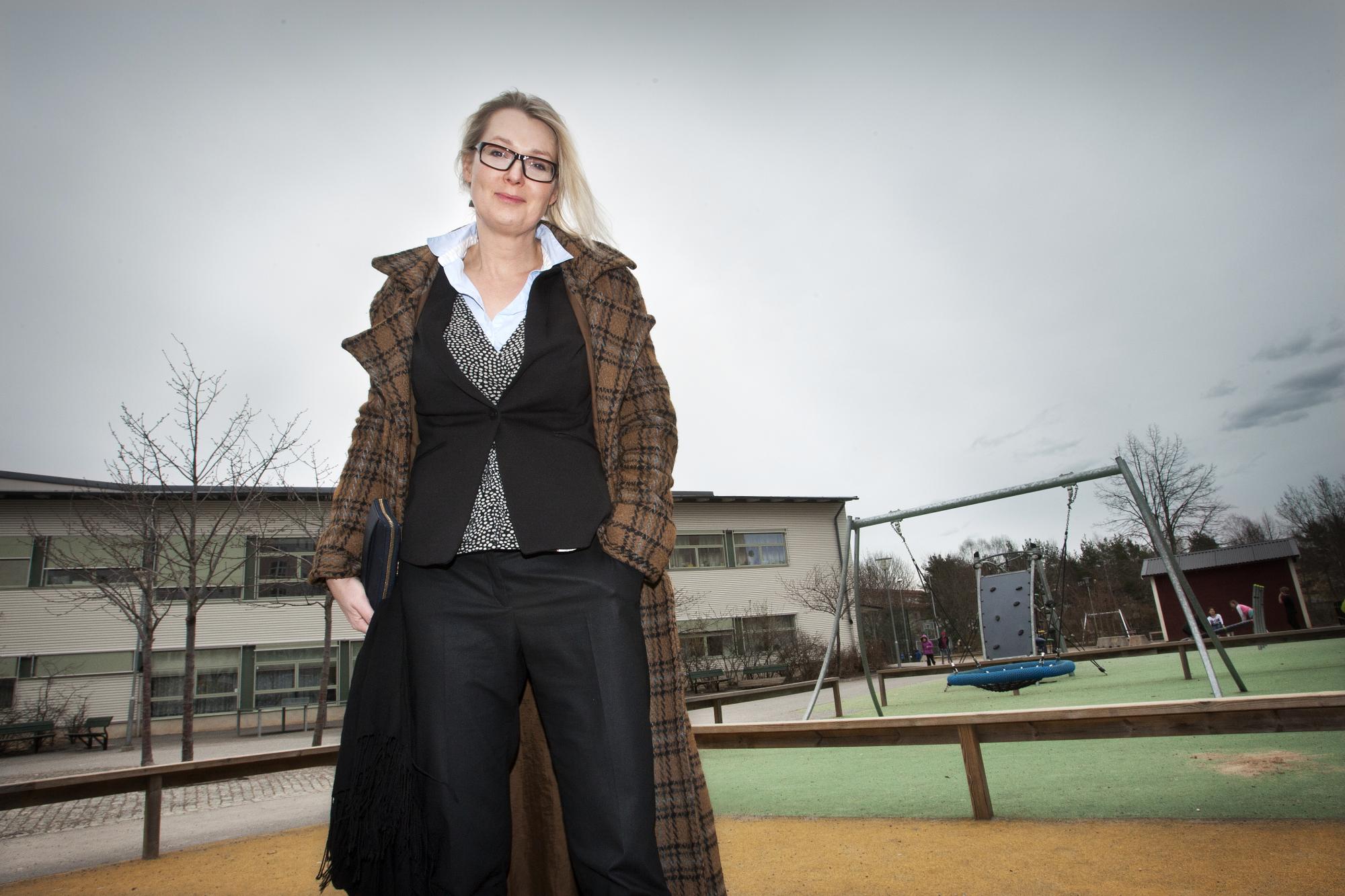 <span>Lina Axelsson Kihlblom, Sveriges skolminister. Foto/©: Sara Flodin Jisfält</span>